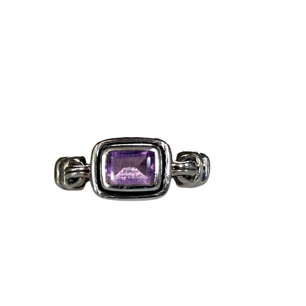 Silpada Sterling Silver Ring with Light Purple Gemstone - Picture 7 of 9